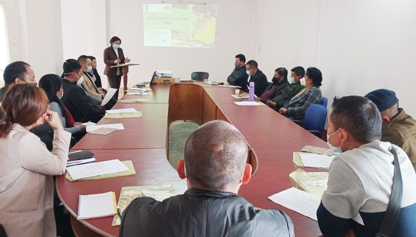 District level workshop on Surakshit Matritva Aaswasan held at the Conference Hall of Chief Medical Officer office, Mokokchung on December 14. (Photo Courtesy: CMO office Mokokchung)